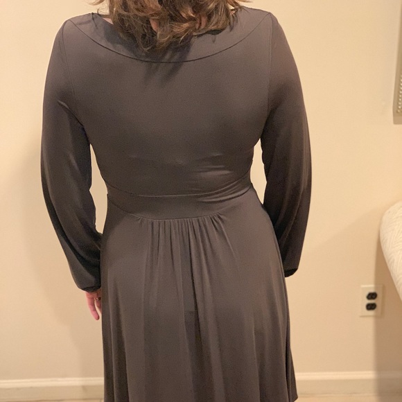 BCBG MaxAzria Chocolate Brown Flowy Dress - Picture 3 of 7